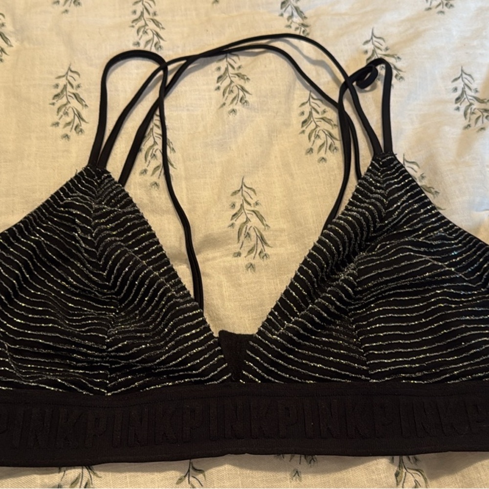 Black Striped Bralette